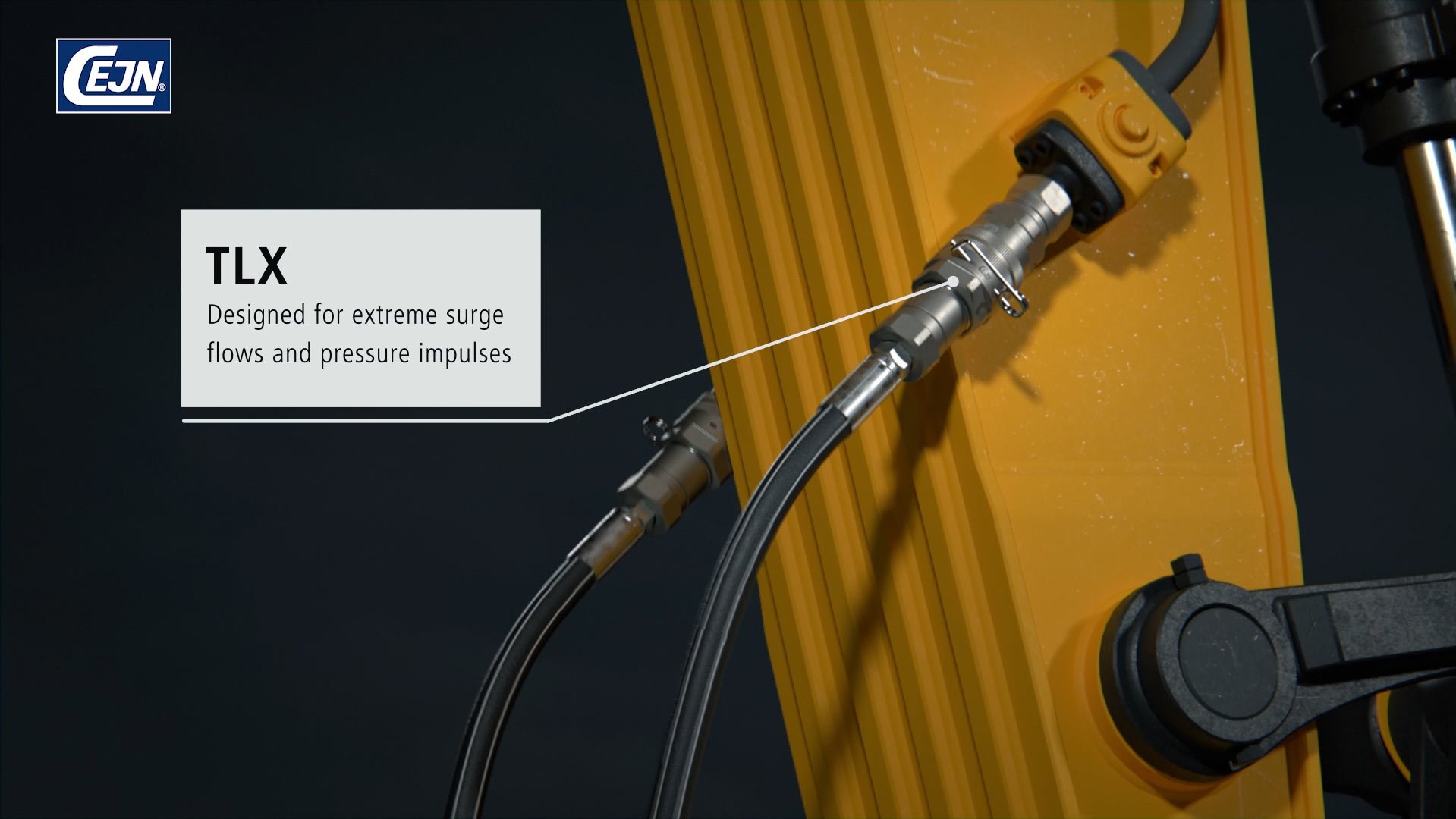 TLX couplings for construction machines