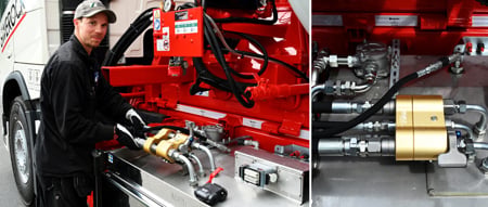 MSM saves valuable time using CEJN Multi-X GII in their quick-lock truck system