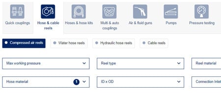 CEJN Product Selector available on cejn.com