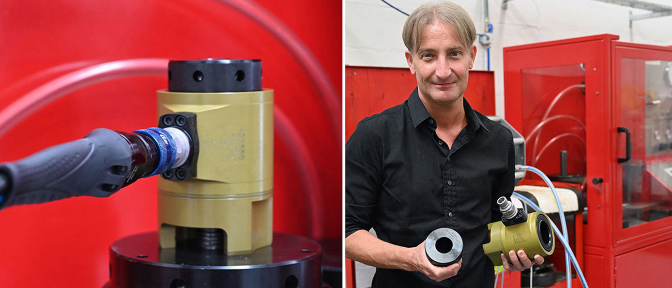 Acutension wählt CEJN T-Coax-Kupplungen für bahnbrechende Entwicklung im Bereich der hydraulischen Spanntechnologie