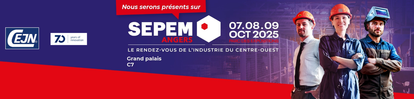 Nous serons exposant au salon SEPEM D'Angers 