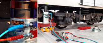CEJN beliefert Bemco Hydraulics mit sicherer und zuverlässiger Hochdruck-Hydraulik-Ausrüstung für Aufgleiseinsätze