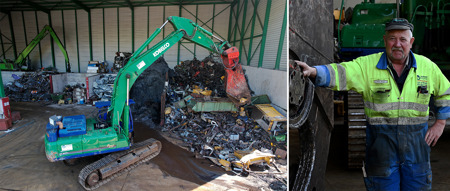 Increased performance and no more oil leaks for Reinhard Recycling after installing CEJN TLX