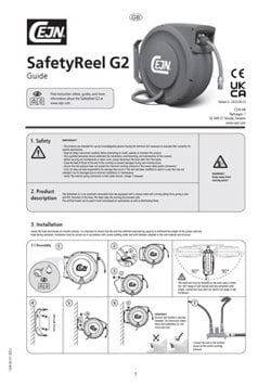 SafetyReel G2 hose reel - Manual