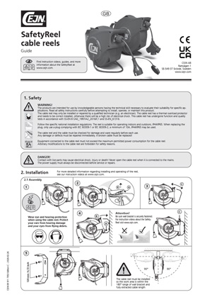 SafetyReel ケーブルリール | CEJN (Japan)