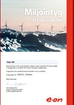 Wind power contract
