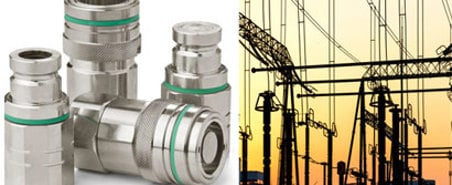 板式连接冷却快接在大功率电子行业的应用