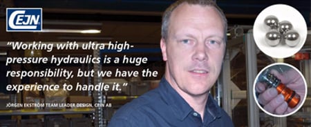 Great Balls of Steel - An insight to CEJN's work within Ultra High-Pressure