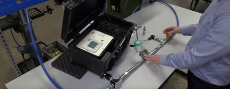 Movie: Demonstration of the Flow Meter