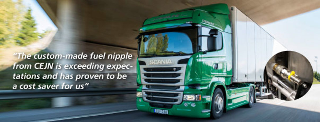 CEJN pomaga firmie Scania w optymalizacji