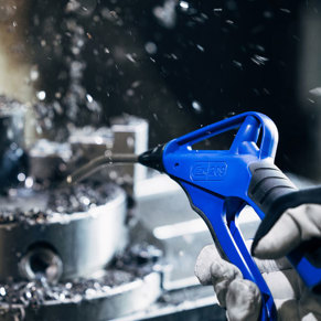 Vi introduserer 209 luft- og væskepistoler, designet for ergonomi på arbeidsplassen