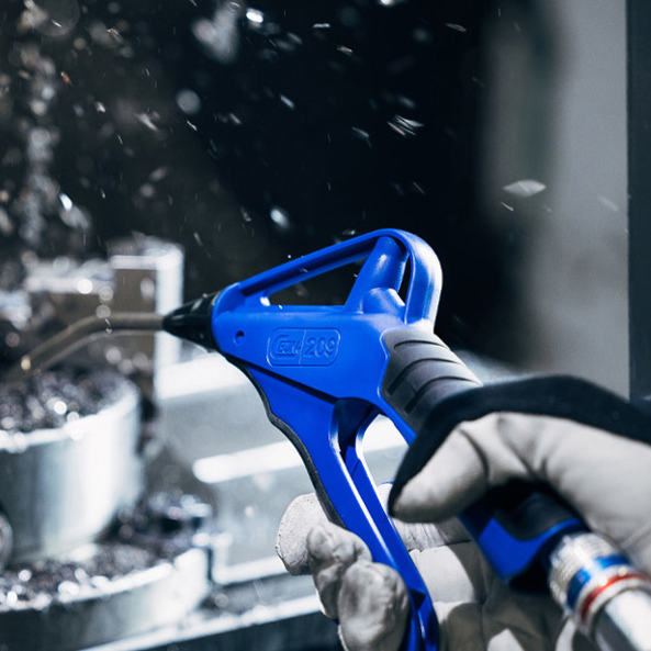 Tulossa pian: 209-ilma- ja nestepistoolit ergonomiseen käyttöön