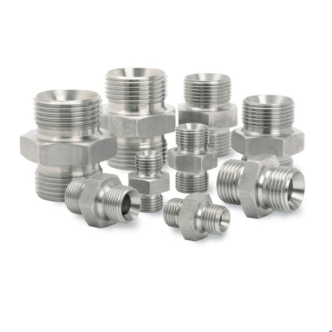 Adaptadores, acero inoxidable