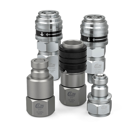 UHP flat-face couplings, high-flow