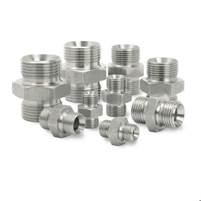 Adaptadores, acero inoxidable