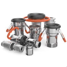 Smartflow dry break couplings