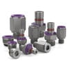 
Hydraulic push-to-connect fittings